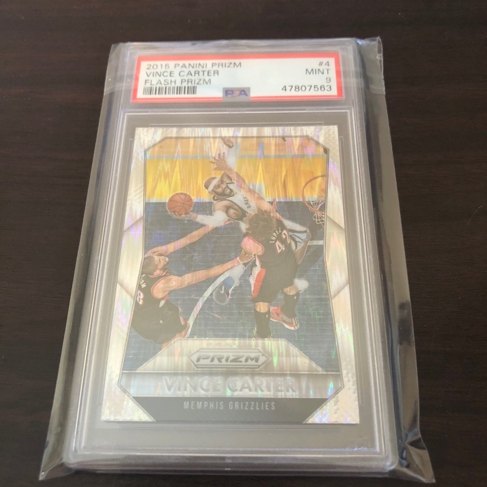 2015 Panini Prizm Flash Vince Carter Card #4